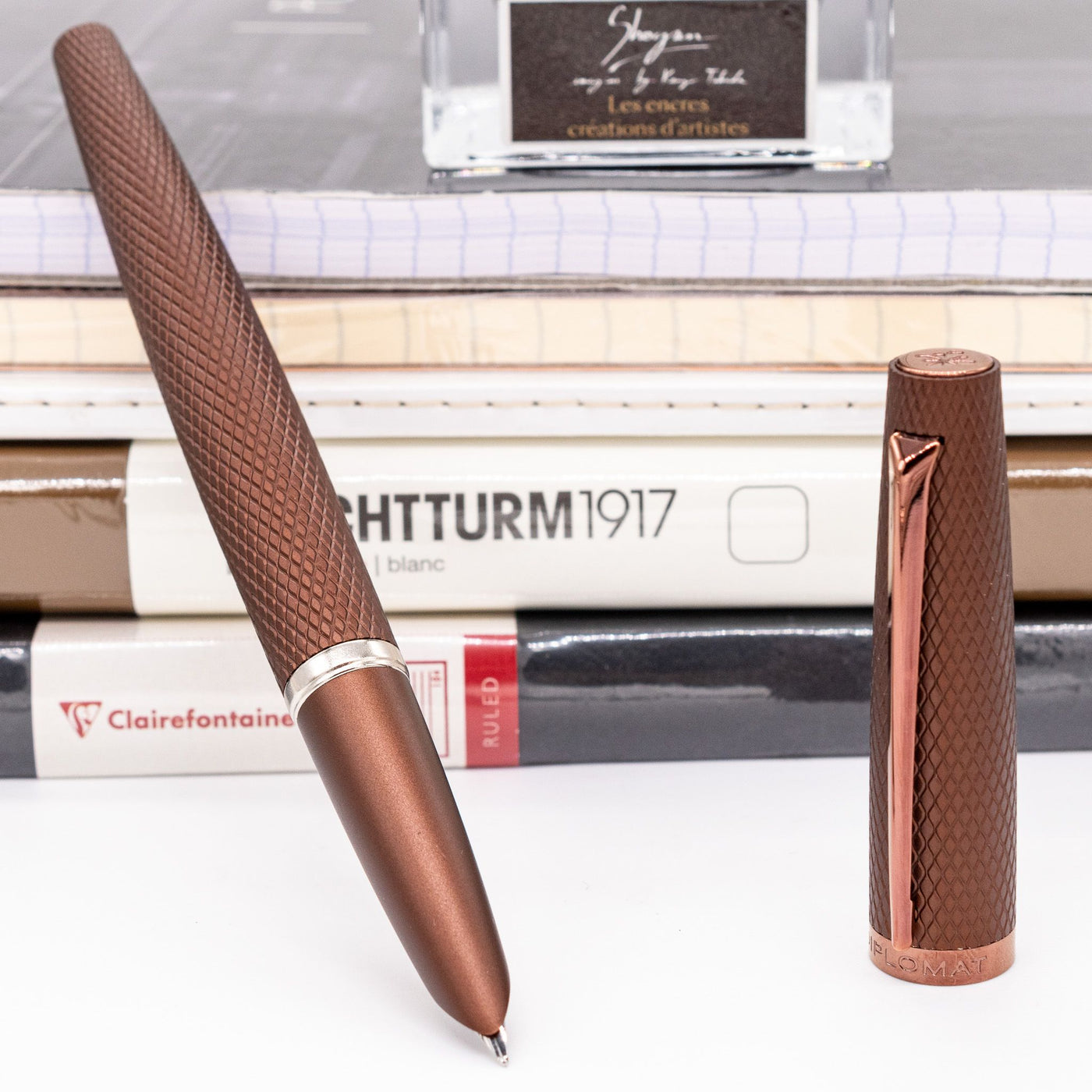 Diplomat Viper Fountain Pen - Brown