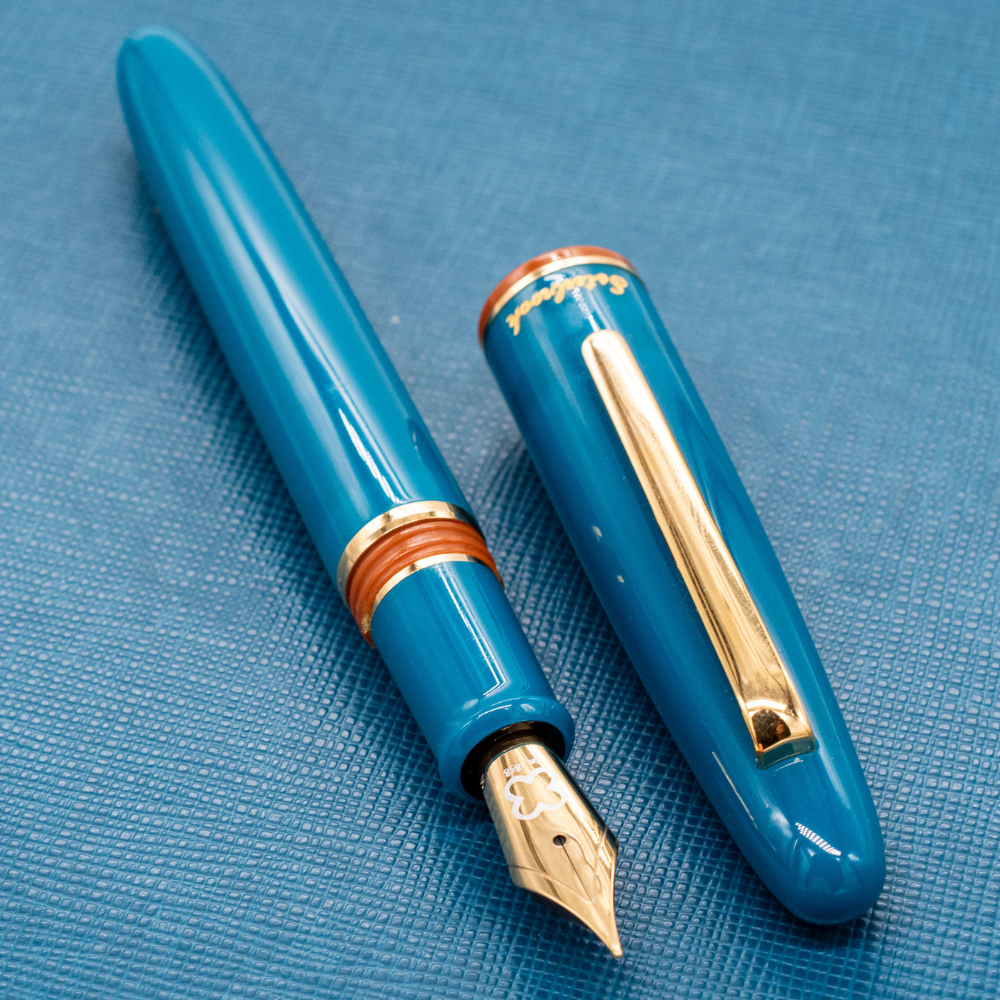 Esterbrook Estie Fountain Pen - Funky Lake gold trim