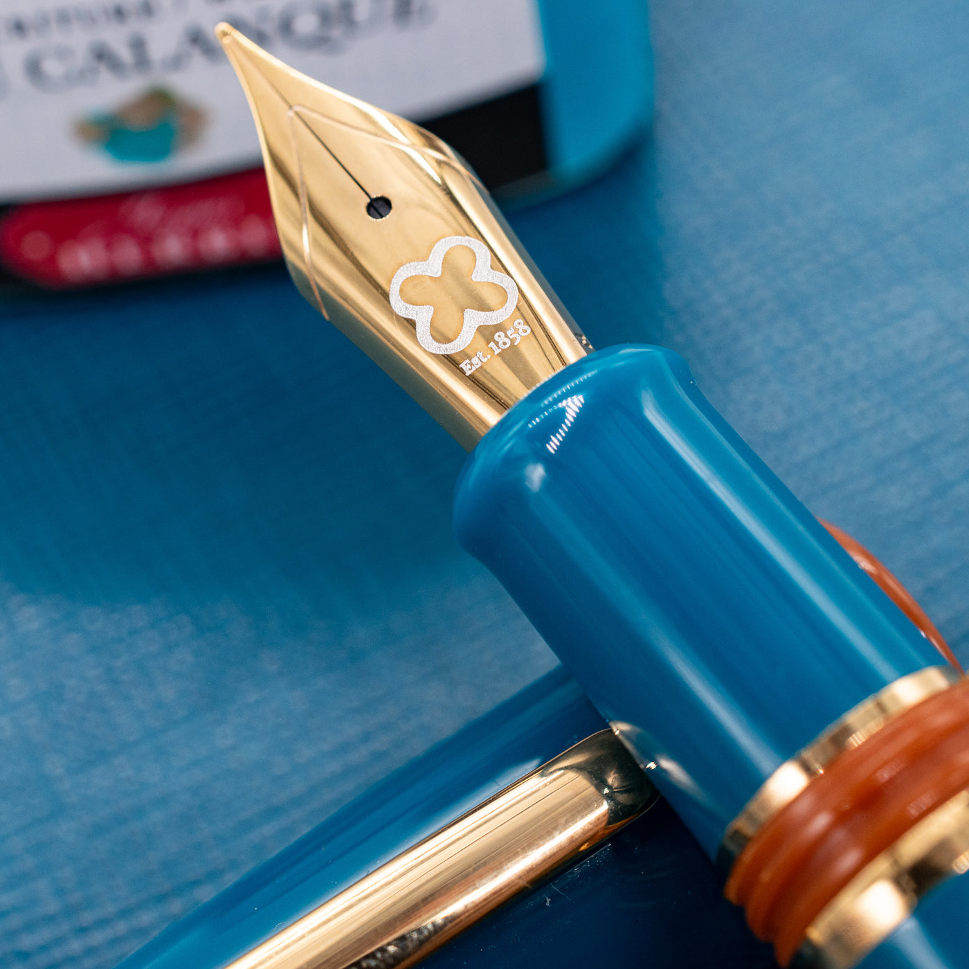 Esterbrook Estie Fountain Pen - Funky Lake stainless steel nib