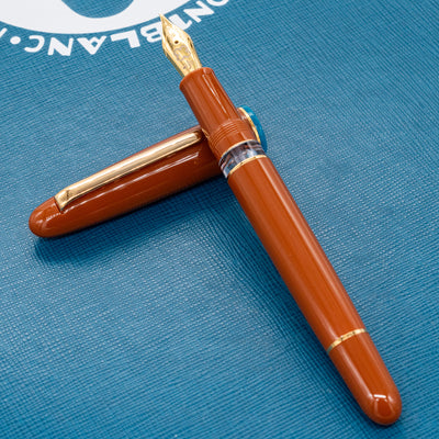 Esterbrook Estie Incredible Rock Fountain Pen button piston brown