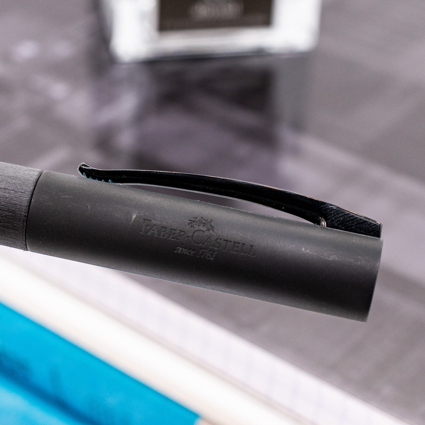 Faber-Castell Ambition All Black Fountain Pen logo