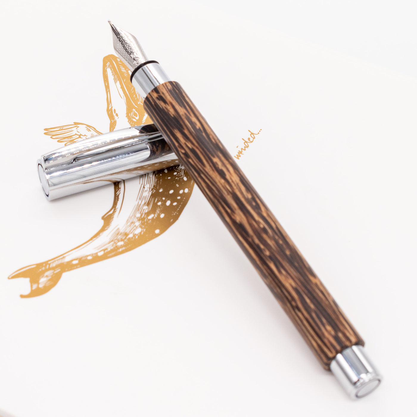 Faber-Castell Ambition Coconut Wood Fountain Pen wooden