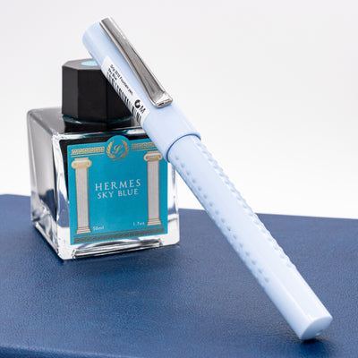 Faber-Castell Grip 2010 Harmony Fountain Pen - Sky Blue capped
