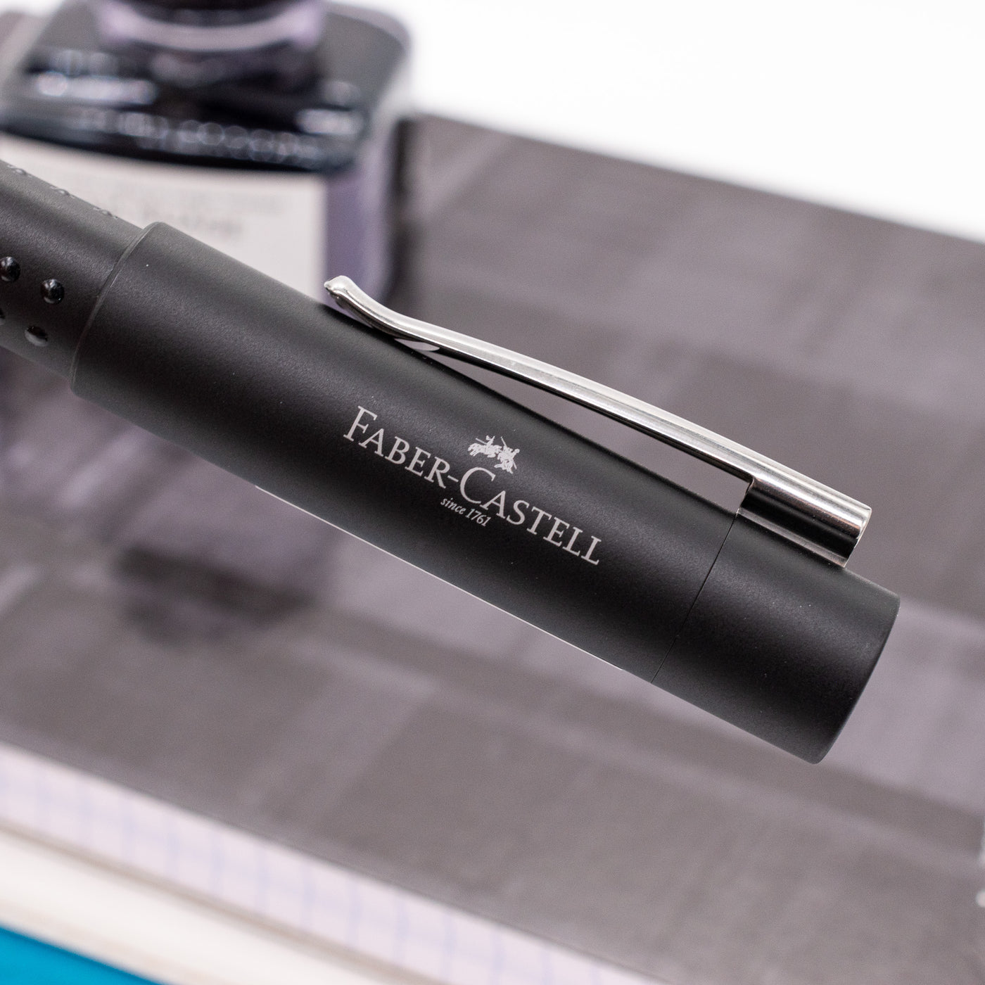 Faber-Castell Grip 2011 Fountain Pen - Black logo