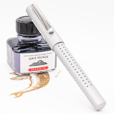 Faber-Castell Grip 2011 Fountain Pen - Silver capped