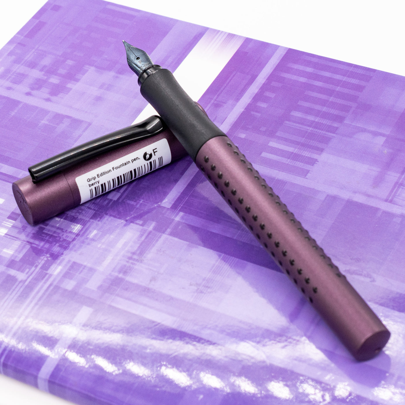 Faber-Castell Grip Fountain Pen - Berry purple