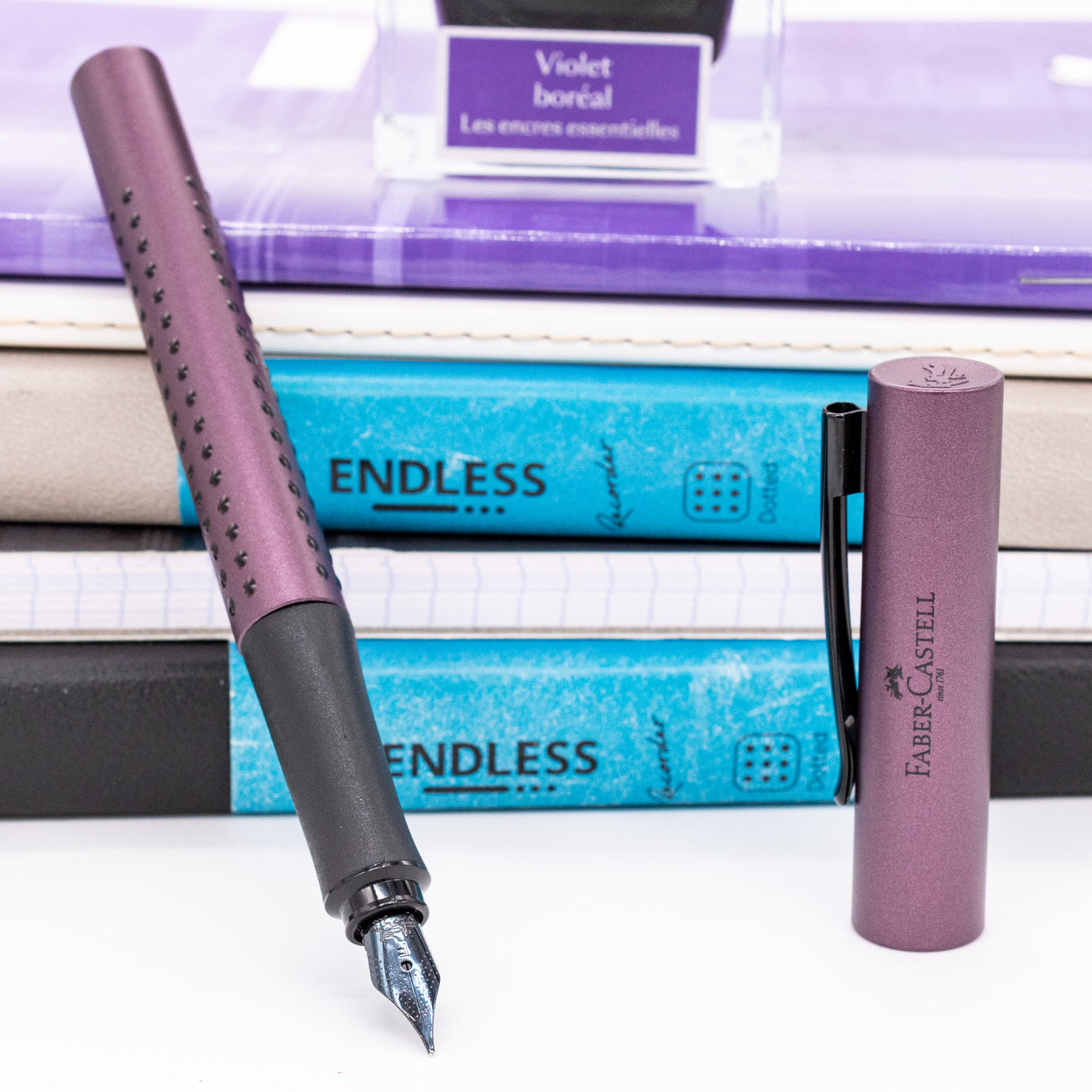 Faber-Castell Grip Fountain Pen - Berry