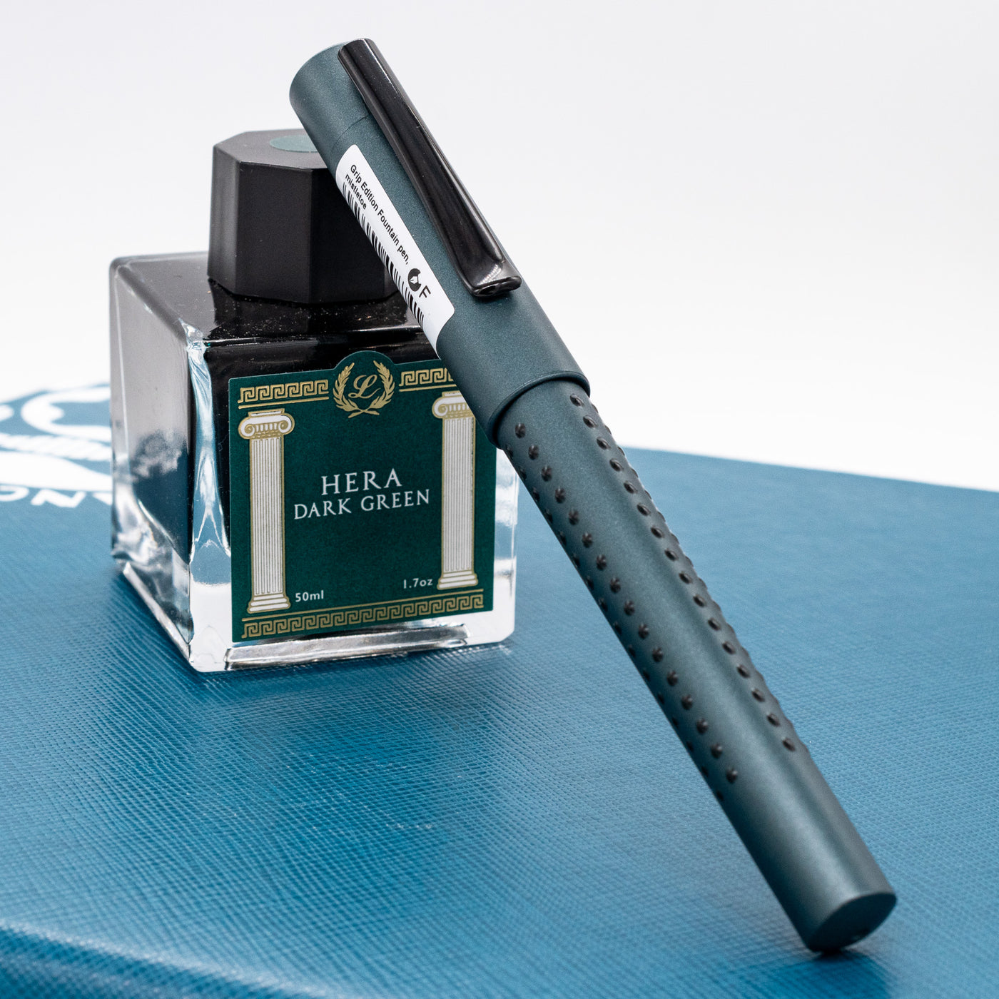 Faber-Castell Grip Fountain Pen - Mistletoe capped