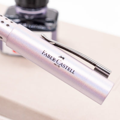 Faber-Castell Grip Glam Fountain Pen - Pearl logo