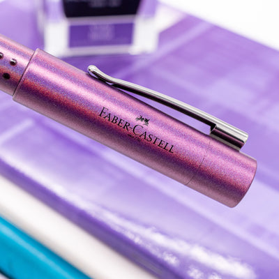 Faber-Castell Grip Glam Fountain Pen - Violet logo