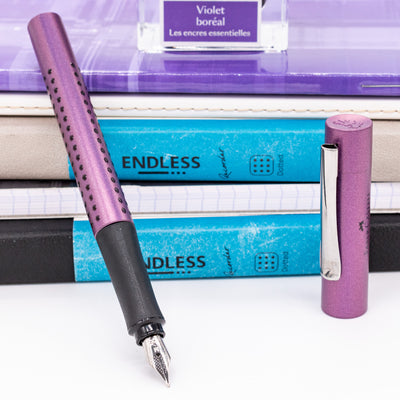 Faber-Castell Grip Glam Fountain Pen - Violet