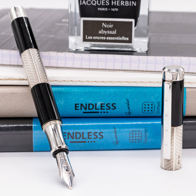 Franklin Christoph Model 17 Paradox Sterling Silver Fountain Pen