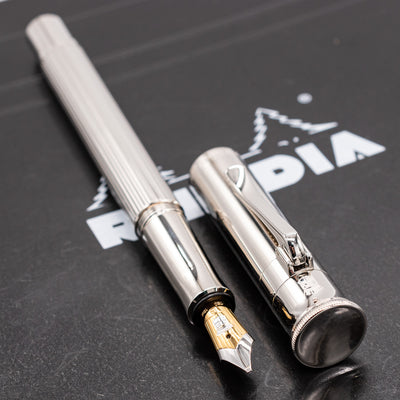 Graf von Faber-Castell Classic Fountain Pen - Platinum Plated german