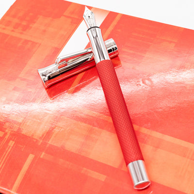 Graf von Faber-Castell Guilloche Fountain Pen - Coral Red rare