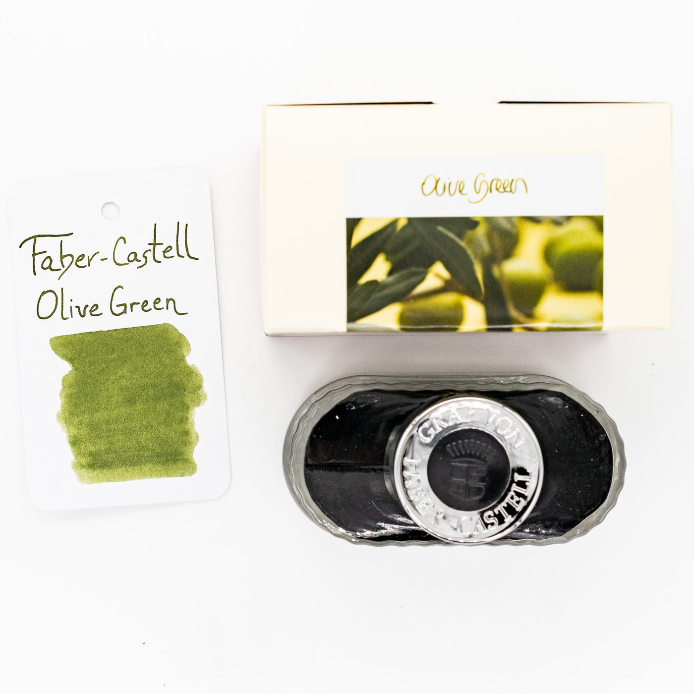 Graf von Faber-Castell Ink Bottle - Olive Green 75ml