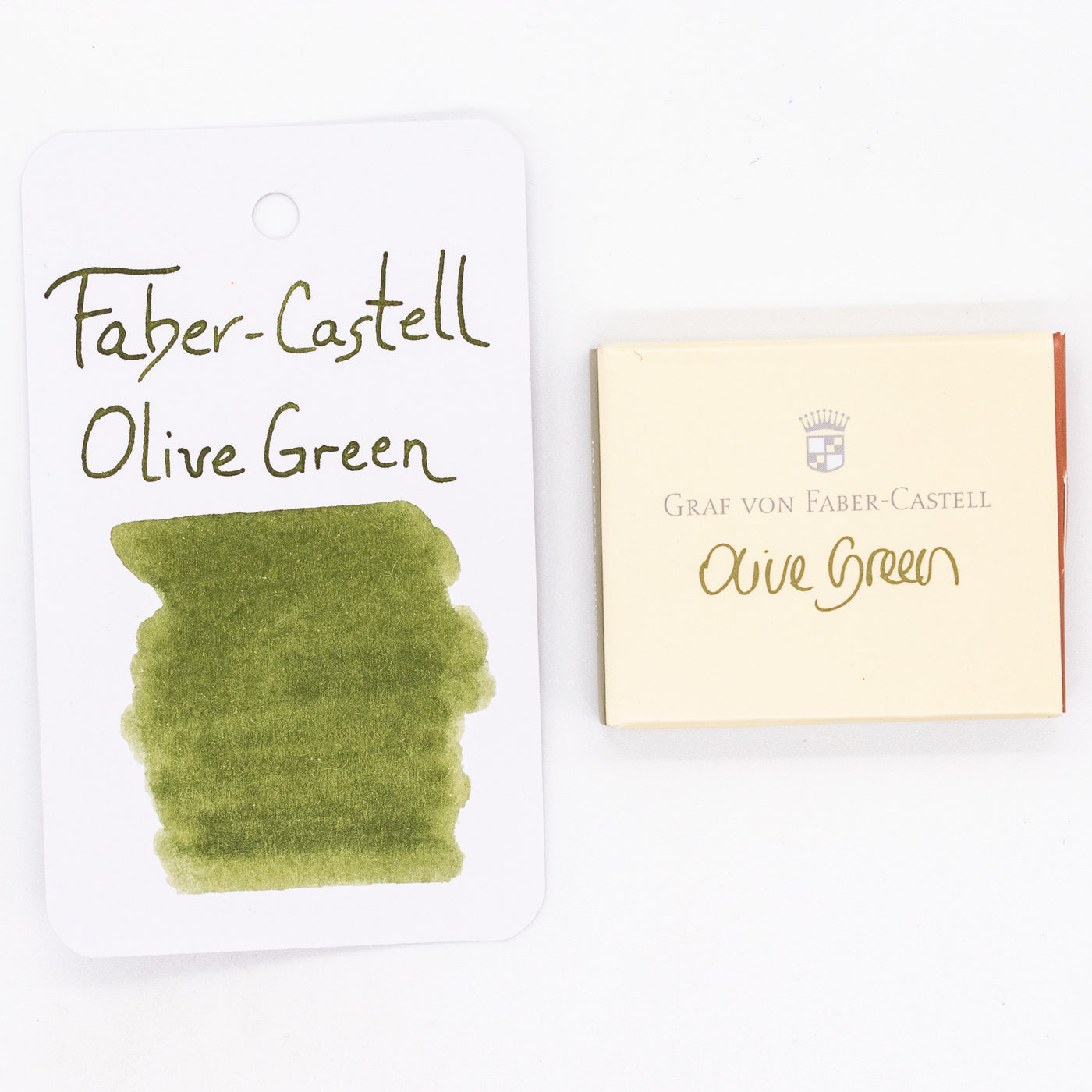 Graf von Faber Castell Ink Cartridges Olive Green