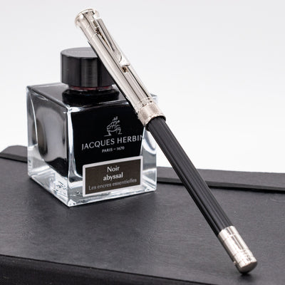 Graf von Faber-Castell Perfect Pencil Platinum Plated Black Capped