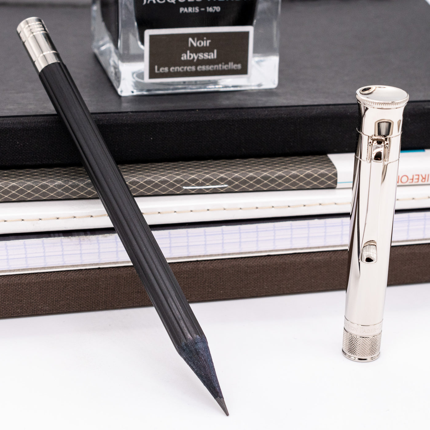 Graf von Faber-Castell Perfect Pencil Platinum Plated Black