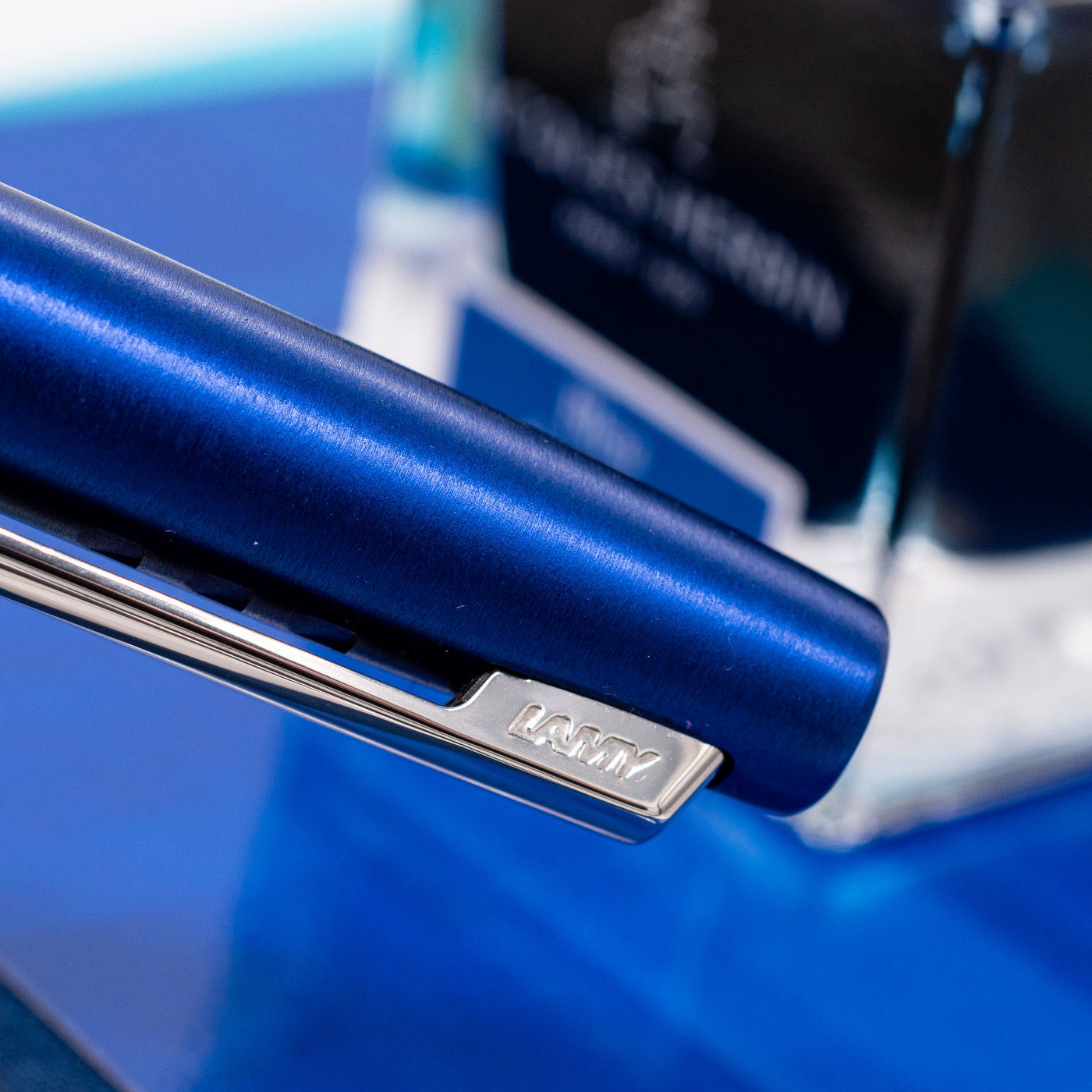 LAMY Aion Special Edition 2019 Ballpoint Pen - Blue logo