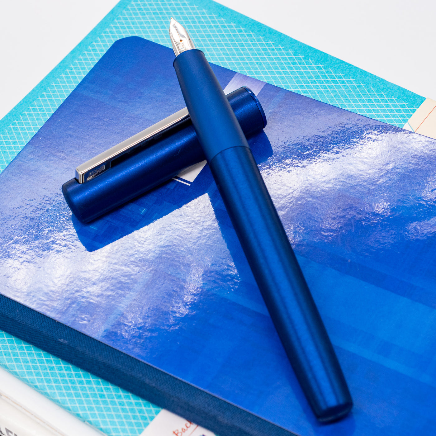 LAMY Aion Special Edition 2019 Fountain Pen - Blue chrome trim