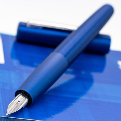 LAMY Aion Special Edition 2019 Fountain Pen - Blue uncapped