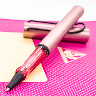 LAMY Al-Star Rollerball Pen - Autumn Pink uncapped