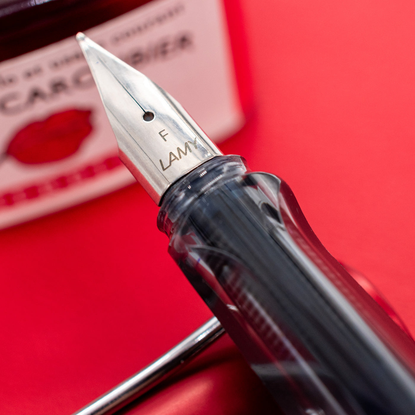 LAMY Safari 2011 Limited Edition Ruby Red Fountain Pen stainless steel nib