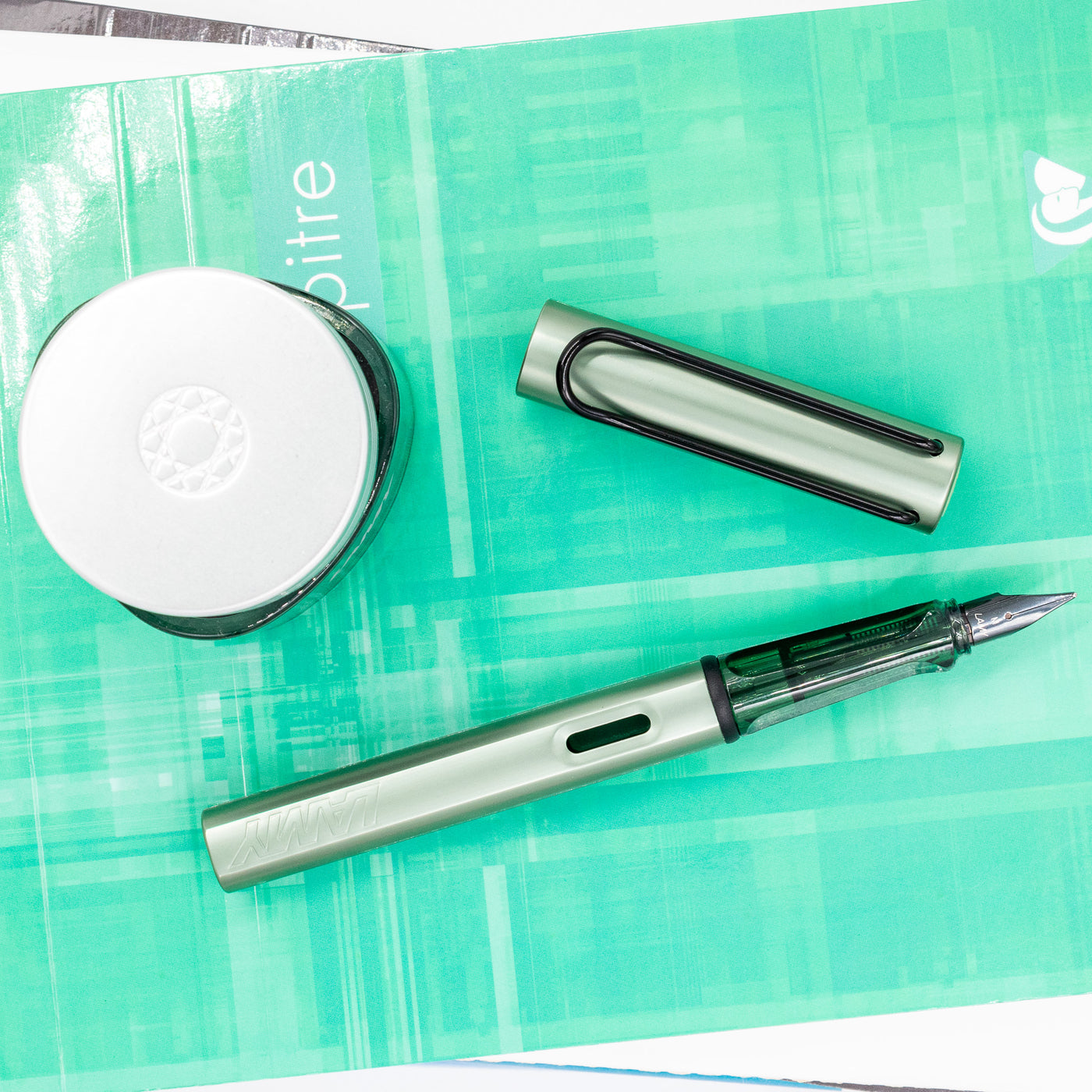 LAMY Al-Star Fountain Pen - Sage black trim