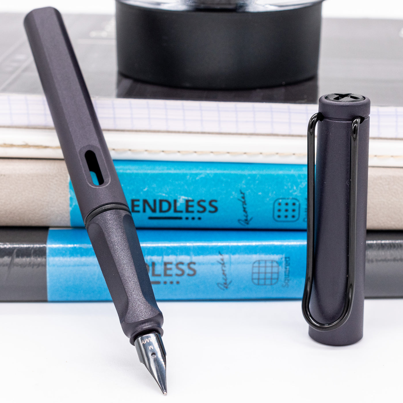 LAMY Safari Fountain Pen - Steel Black