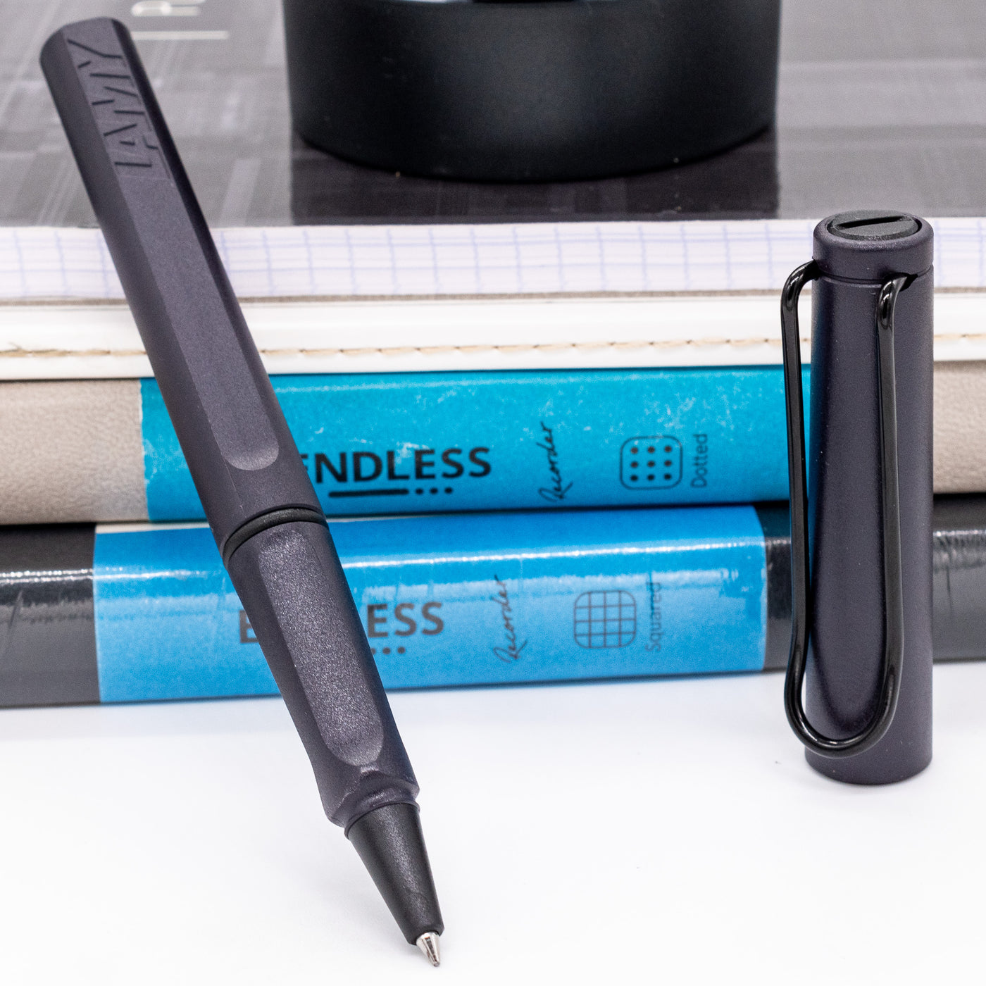 LAMY Safari Rollerball Pen - Steel Black