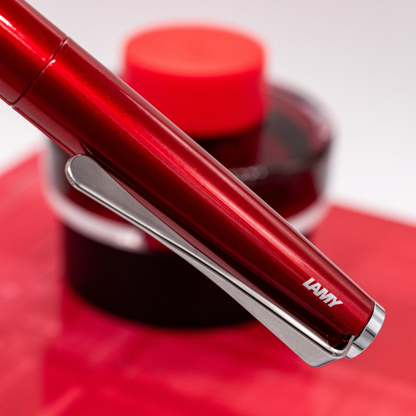 LAMY Studio Ballpoint Pen - Piano Red Gloss logo