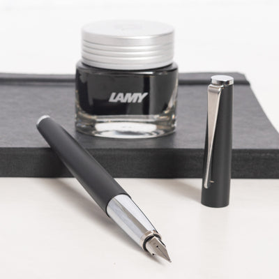 LAMY Studio Black Fountain Pen uncapped