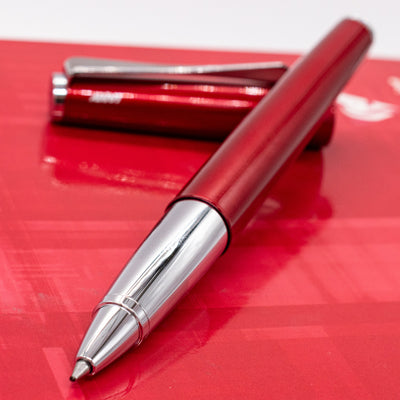 LAMY Studio Rollerball Pen - Piano Red Gloss uncapped