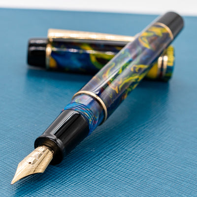 Leboeuf Pilgraim Kaleidoscope Fountain Pen Uncapped