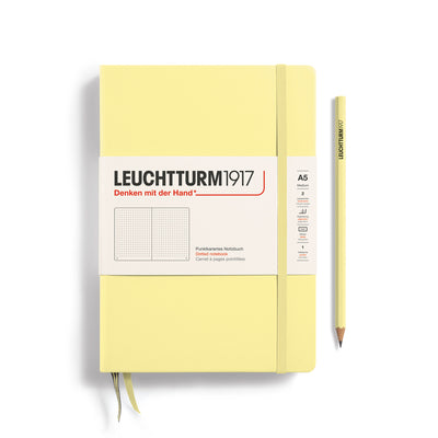 Leuchtturm Hardcover A5 Dotted Notebook - Vanilla