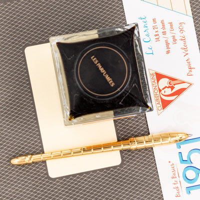 Louis Vuitton Stylo Gold Agenda Ballpoint Pen vintage