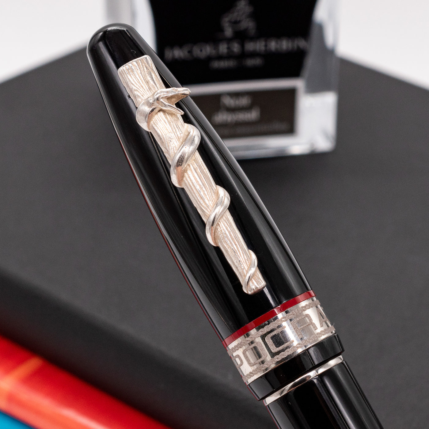 Maiora Hippocratica Fountain Pen Caduceus Clip