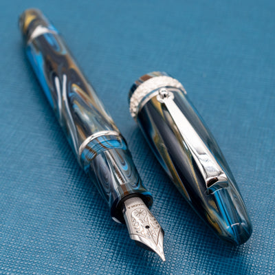 Maiora Ultra Ogiva Golden Age 2.0 Wind Fountain Pen silver trim