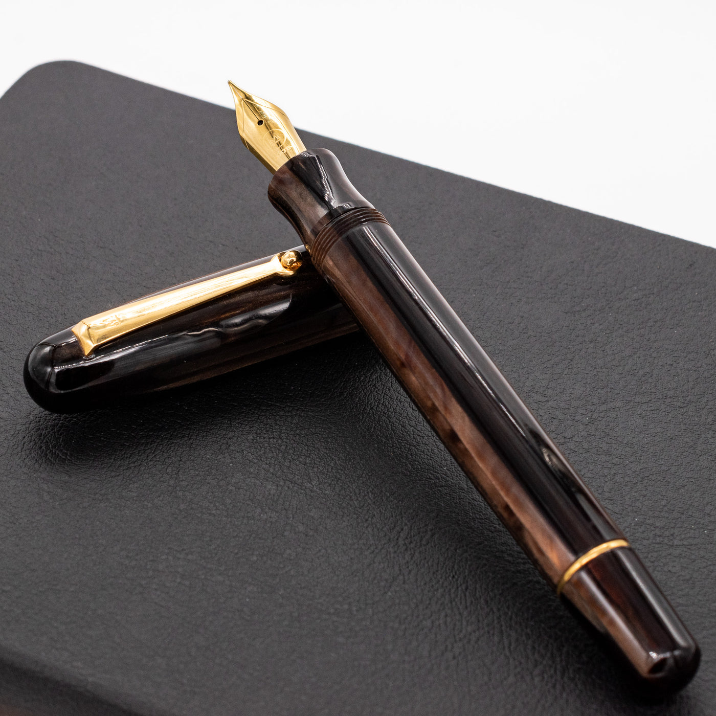 Molteni Modelo 54 Fountain Pen - Choco Linea brown