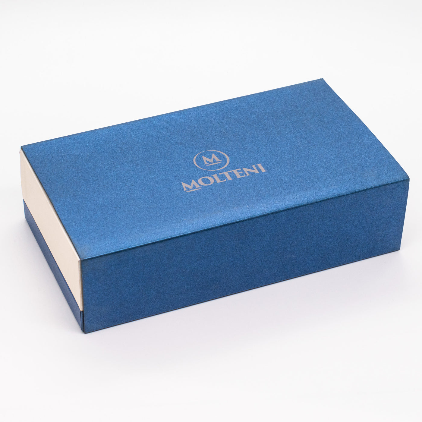 Molteni Modelo 55 Fountain Pen - Royal Blue Lucens Celluloid packaging