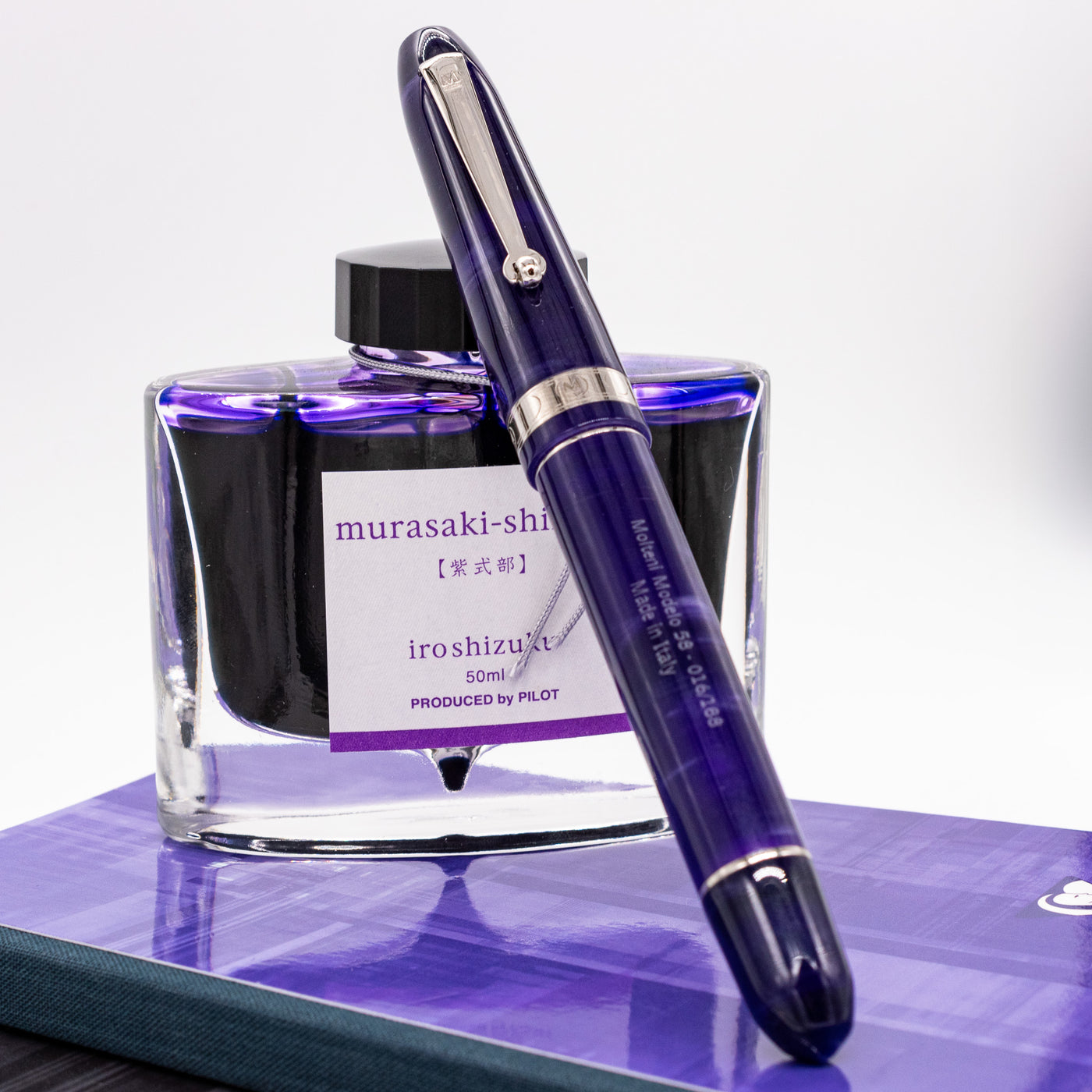 Molteni Modelo 58 Fountain Pen - Deep Amethyst capped