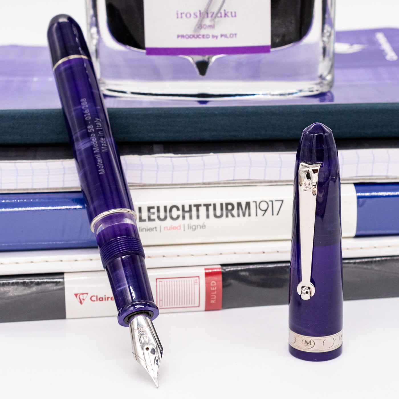 Molteni Modelo 58 Fountain Pen - Deep Amethyst