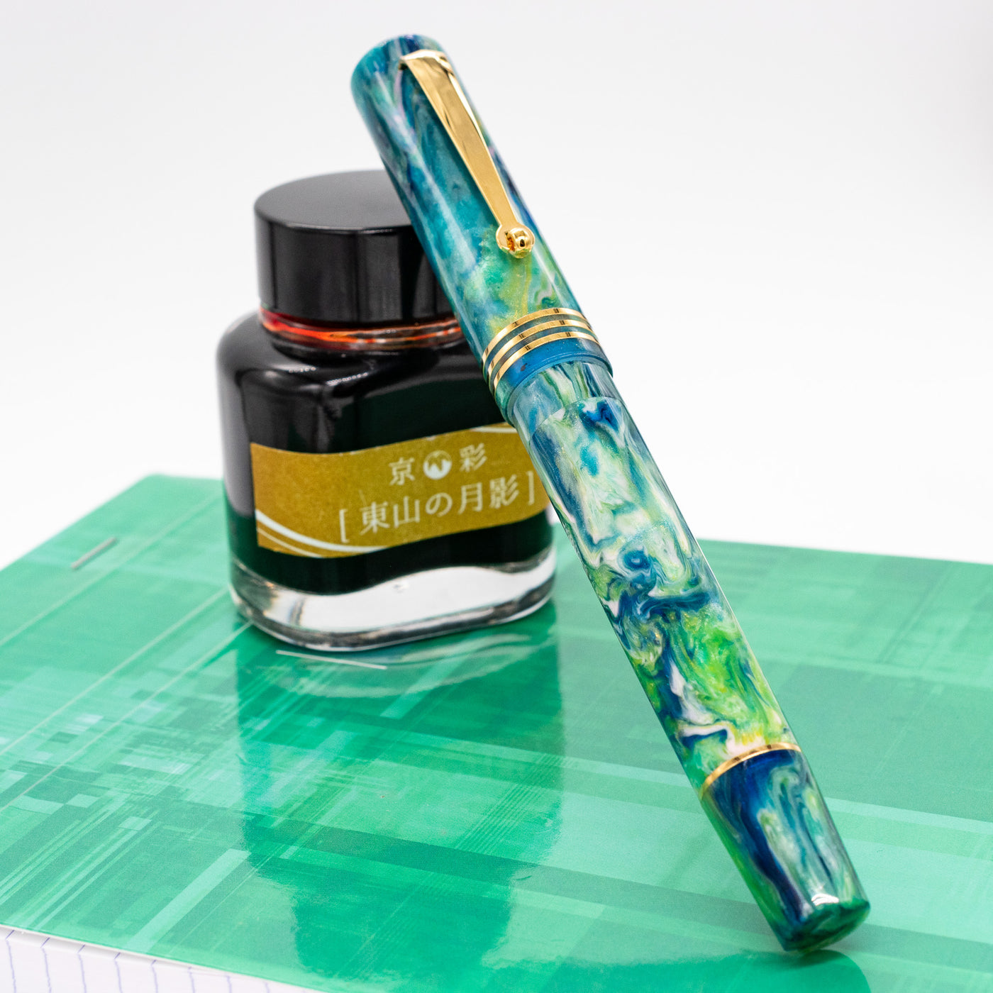 Molteni Modelo 60 Fountain Pen - Azure Grove capped