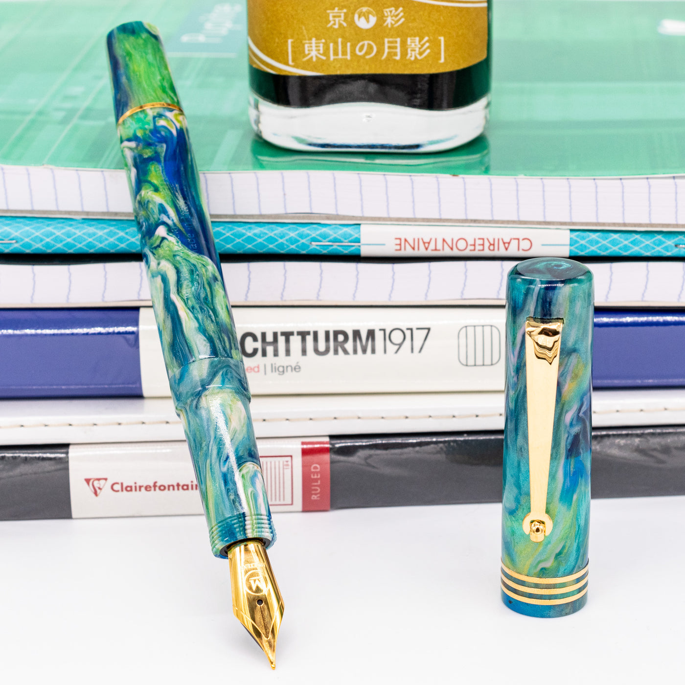 Molteni Modelo 60 Fountain Pen - Azure Grove