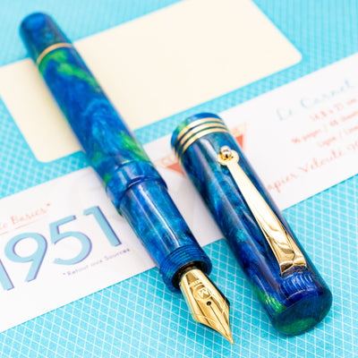 Molteni Modelo 60 Fountain Pen - Blue Lagoon italian