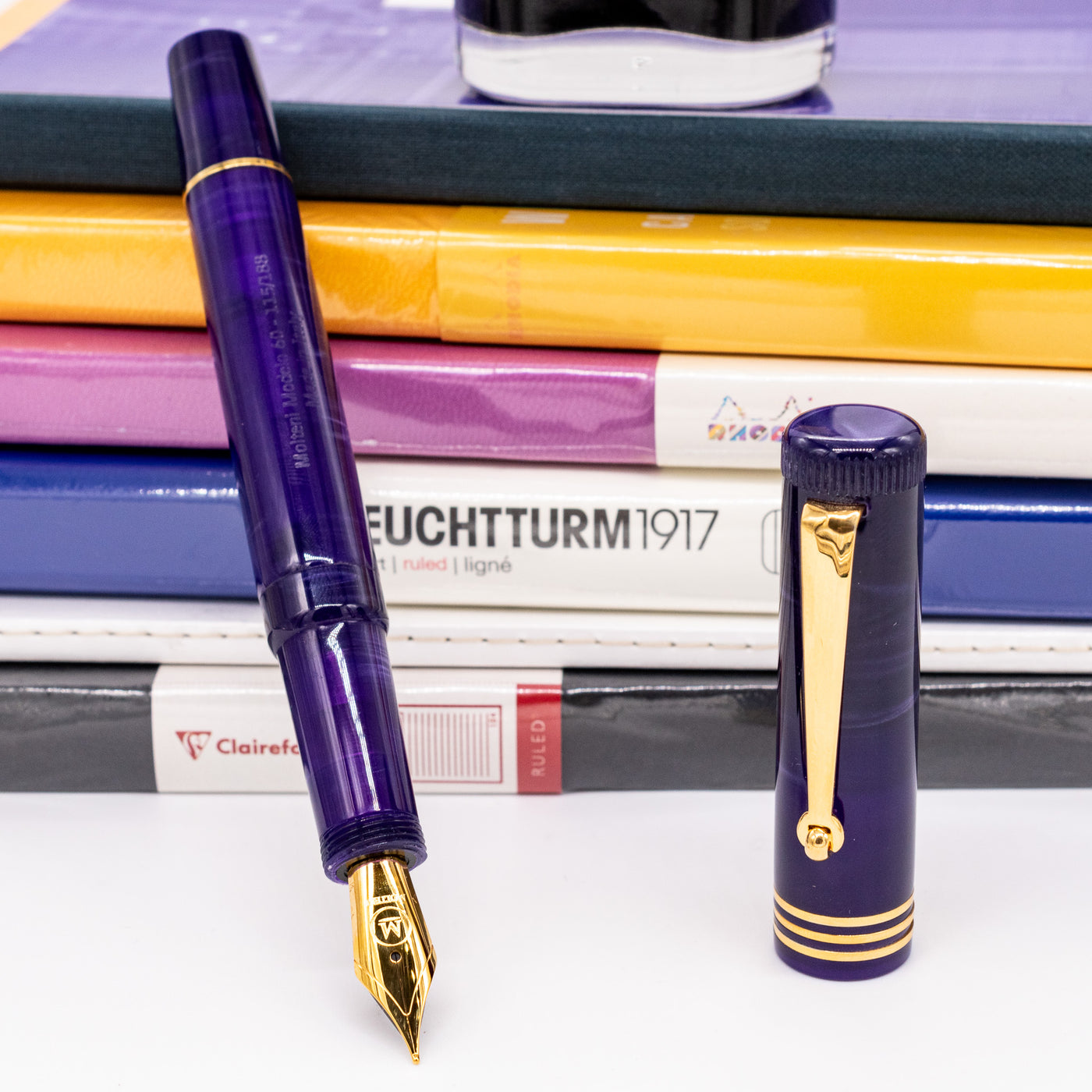 Molteni Modelo 60 Fountain Pen - Deep Amethyst