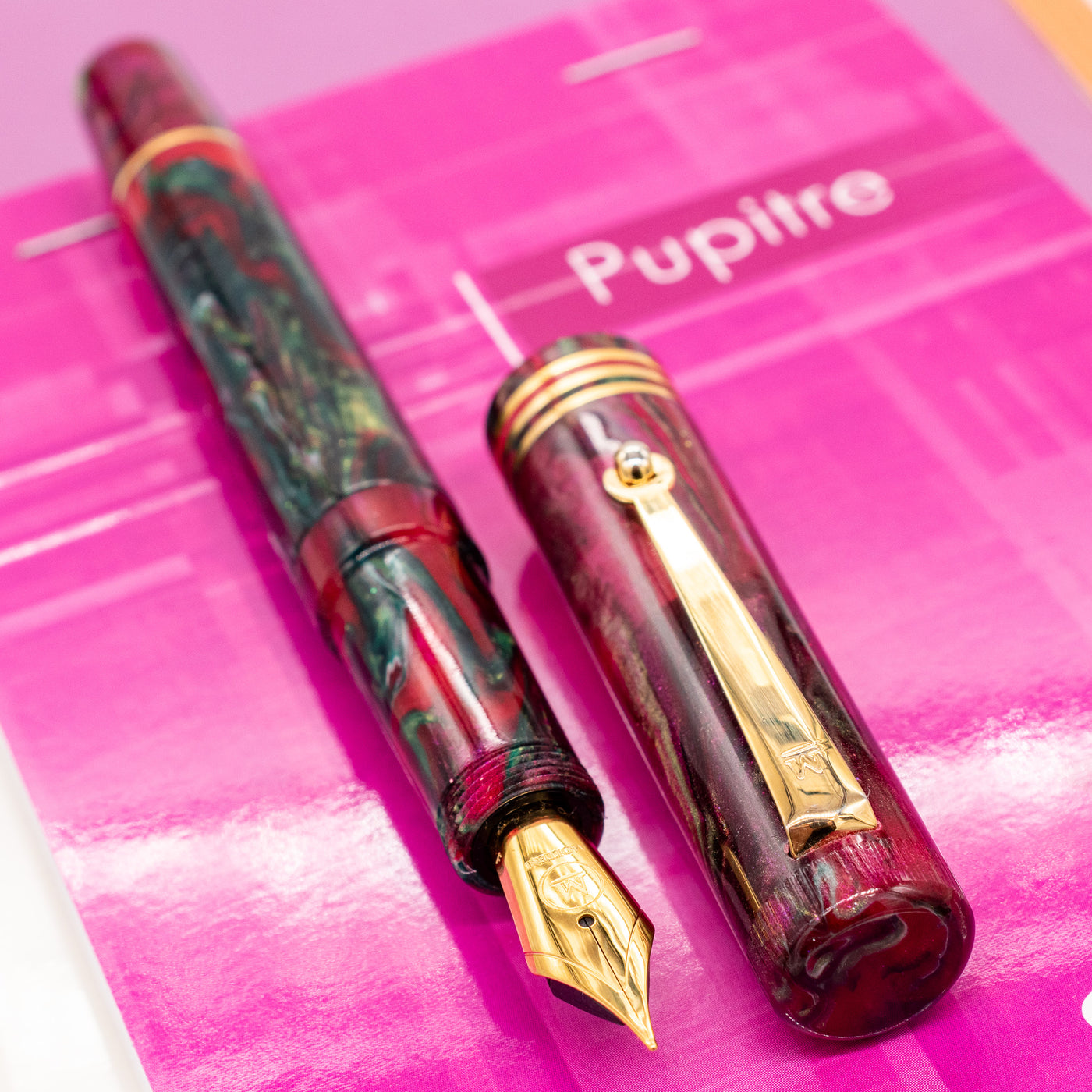 Molteni Modelo 60 Fountain Pen - Dragonfruit italian