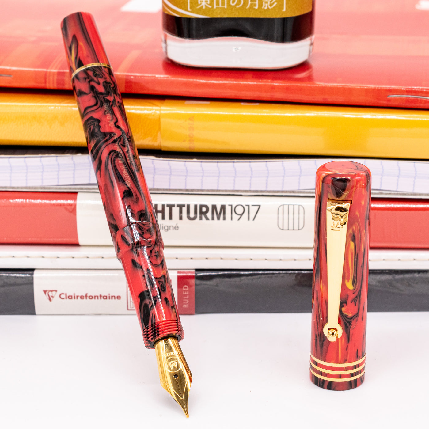 Molteni Modelo 60 Fountain Pen - Papaya