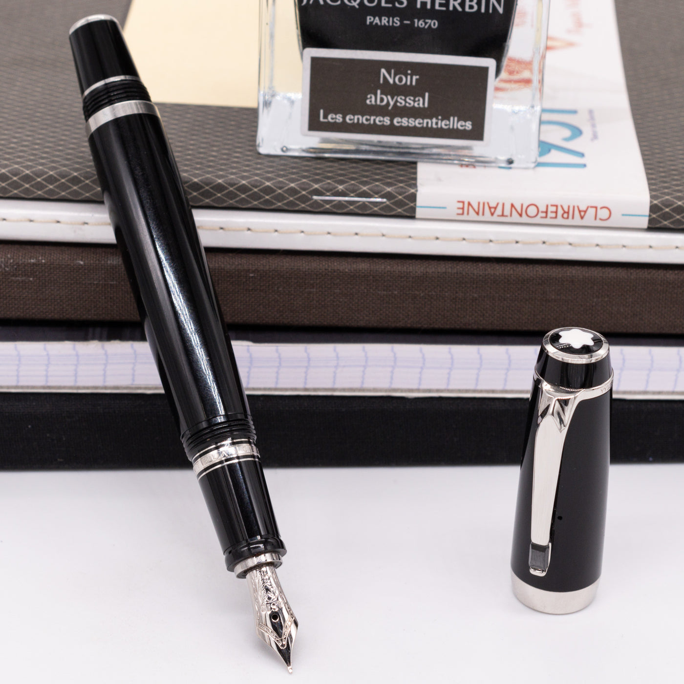 Montblanc Boheme Noir Fixed Nib Fountain Pen