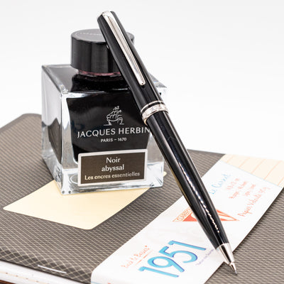 Montblanc Generation Black & Platinum Mechanical Pencil & Eraser Set